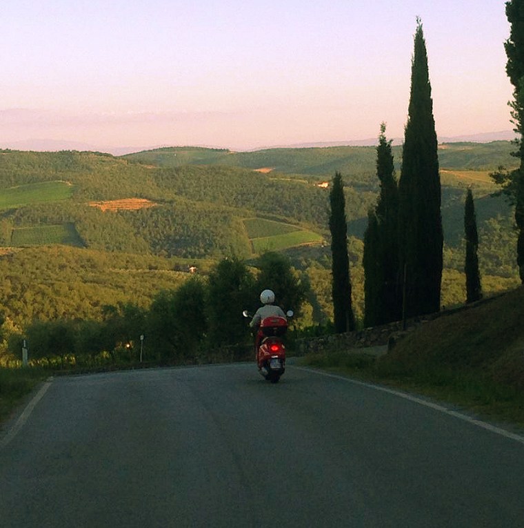 Tuscany Italy Vespa